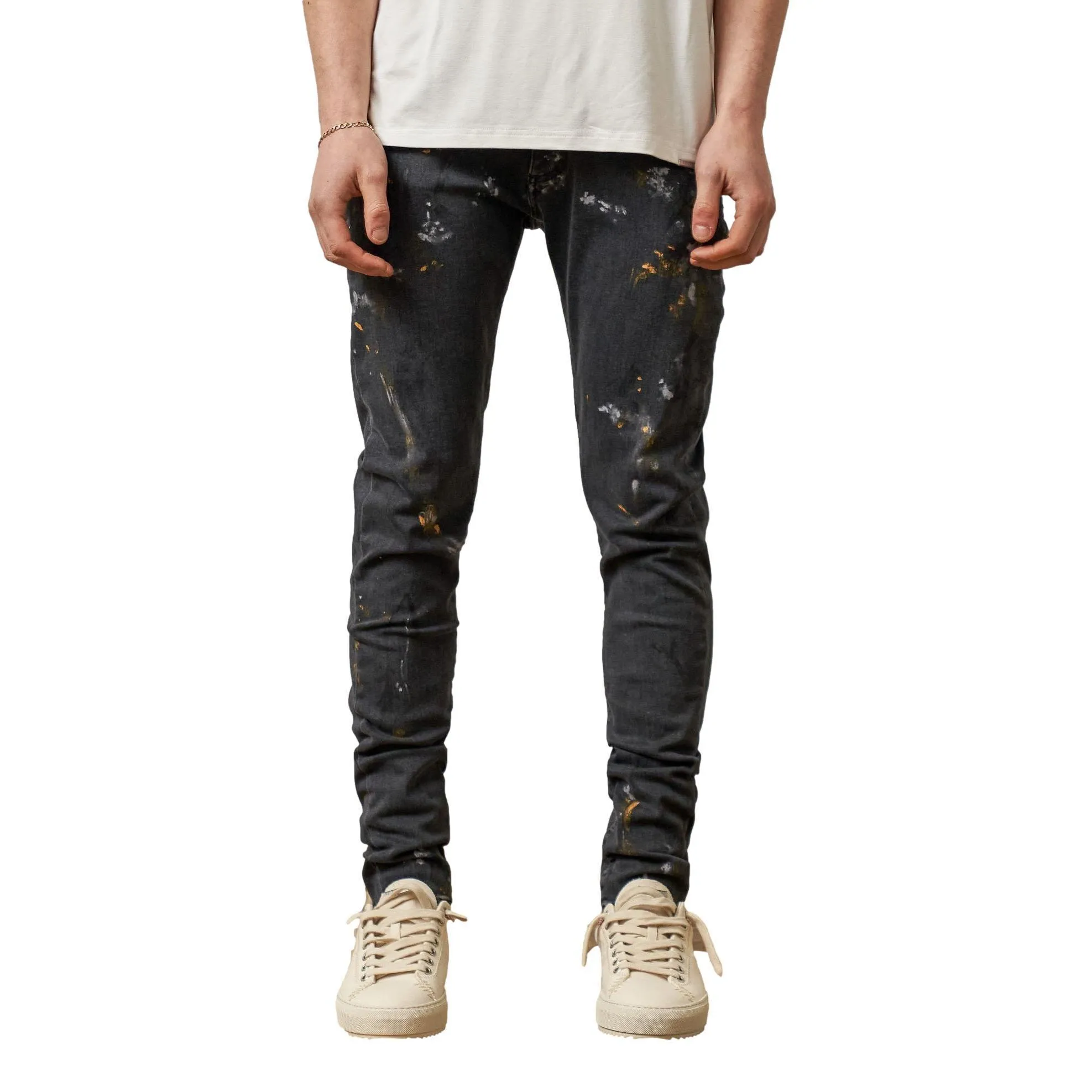 REPRESENT ESSENTIAL PAINT BLACK JEANS