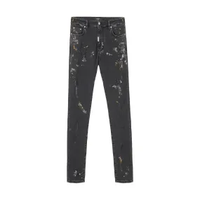 REPRESENT ESSENTIAL PAINT BLACK JEANS