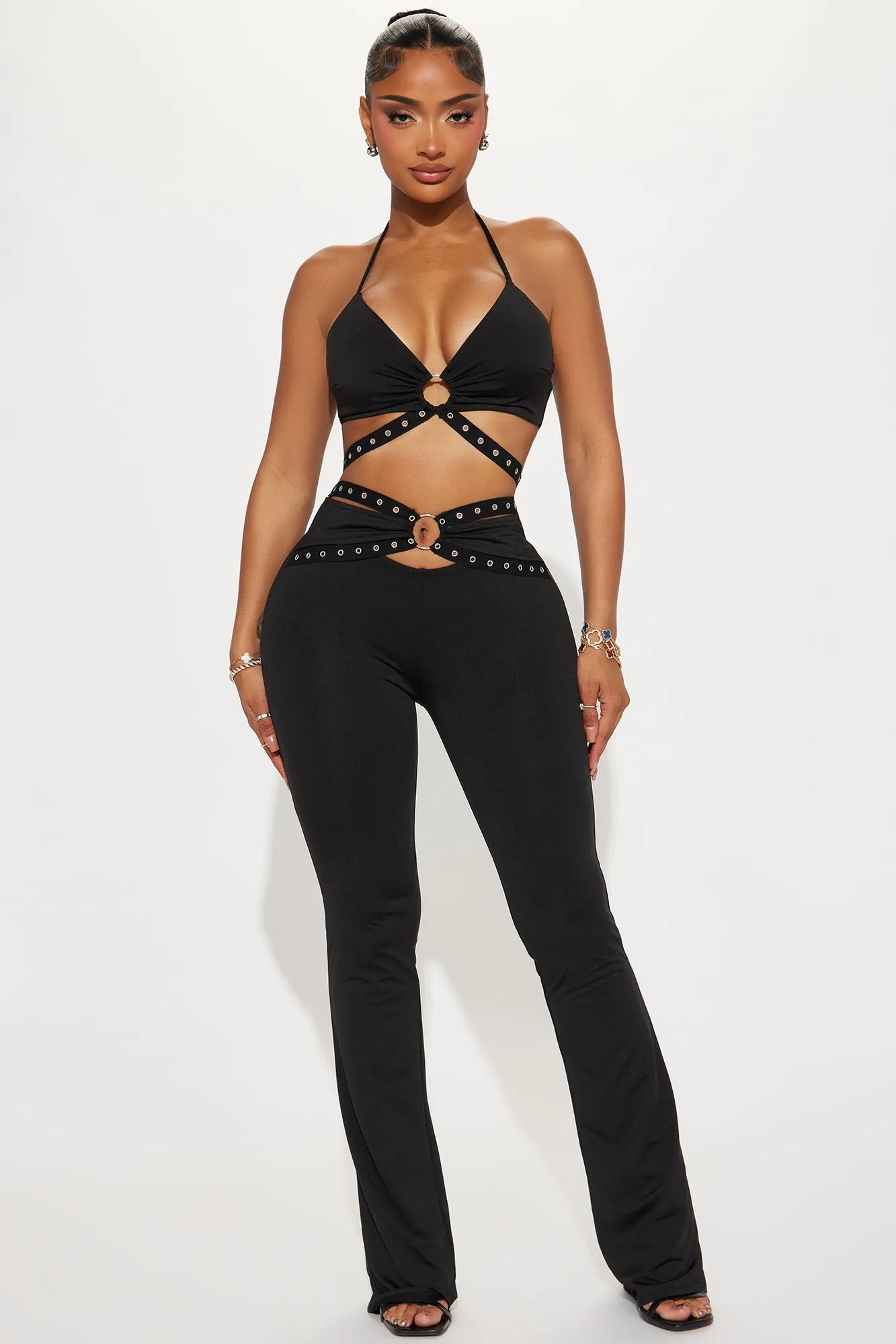 Samantha Pant Set - Black