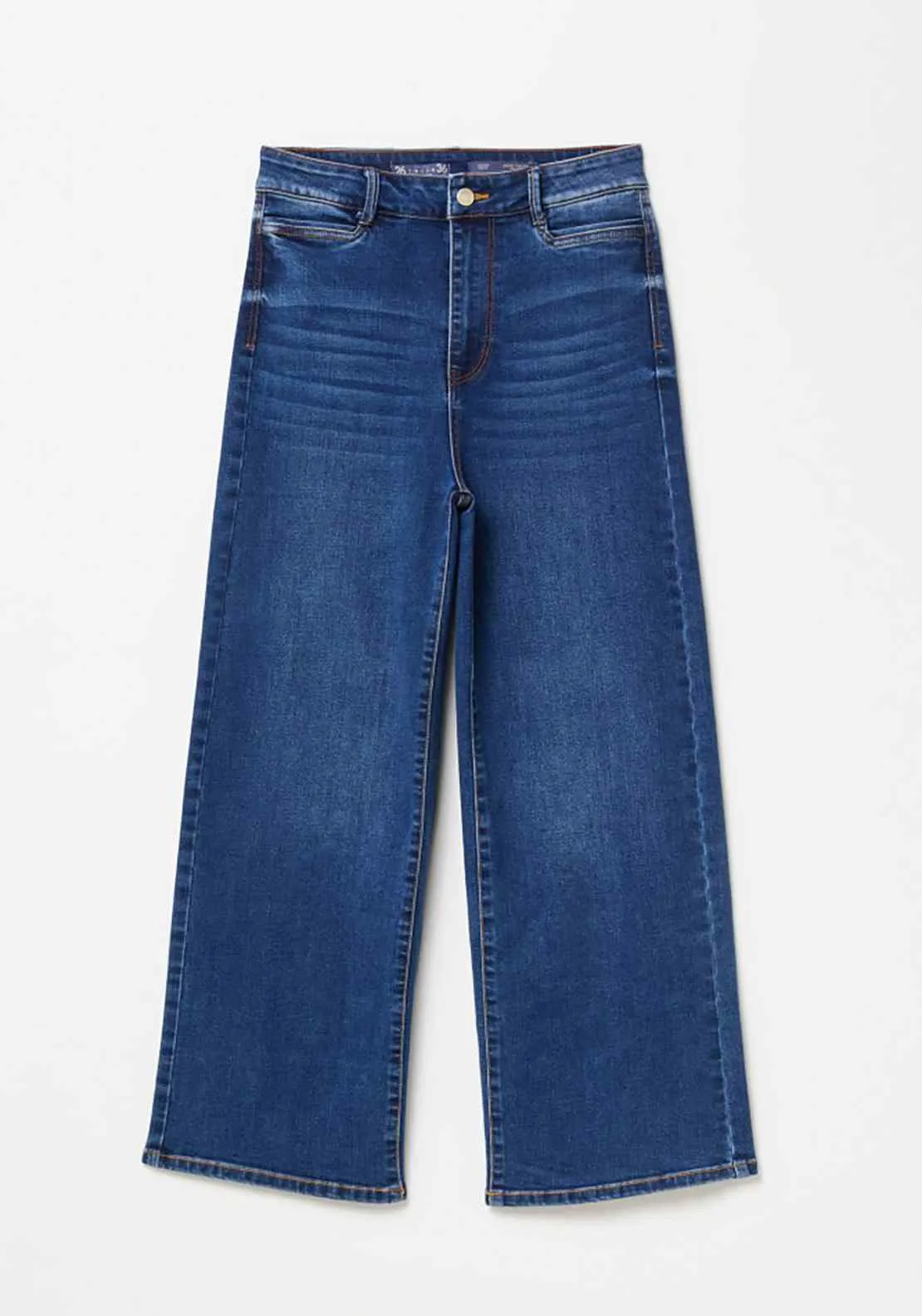 Slim-Fit Culotte Jeans