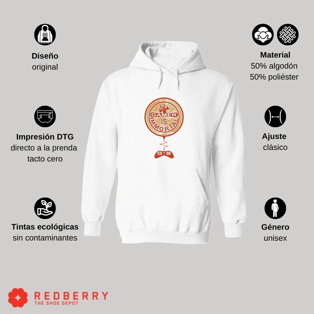 Sudadera Hombre  Hoodie Gamer Videojuegos Frases 037