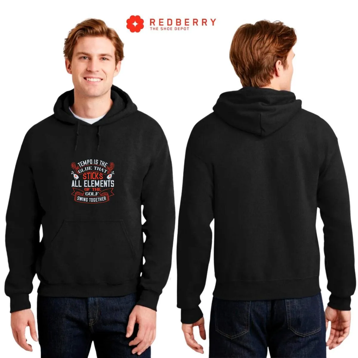 Sudadera Hombre  Hoodie Golf Deporte Frases 038