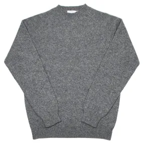 Sunspel - Lambswool Crewn Neck Sweater - Mid Grey