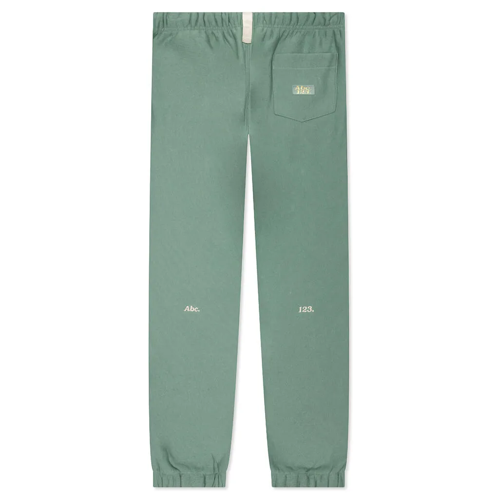 Sweatpants - Aventurine Green