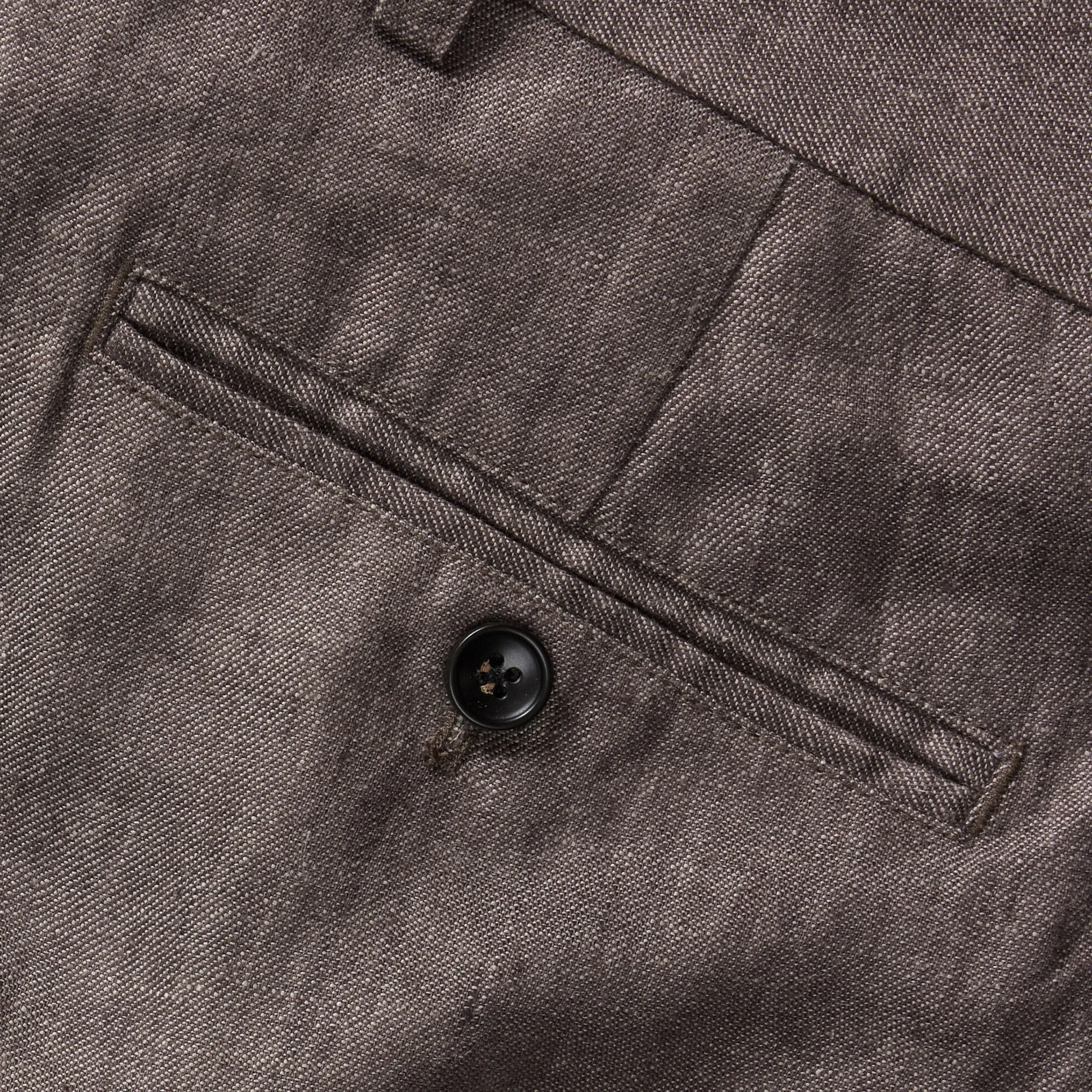 The Sheffield Trouser in Cocoa Linen